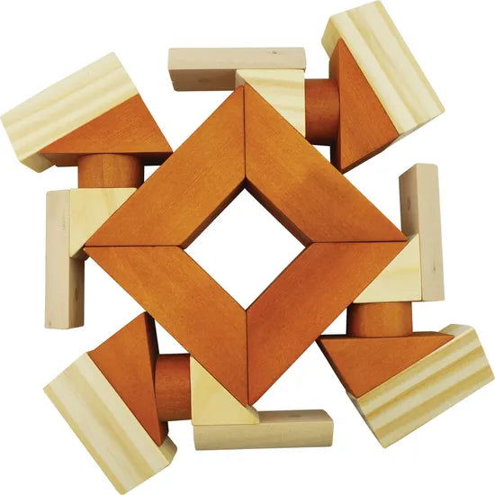 Magnetic Wooden Blocks Combo Set - 60 pieces - Modern Teaching Aids NZ