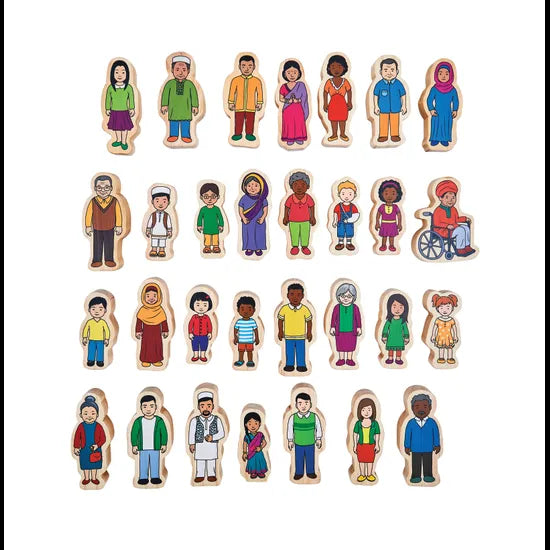 Families & Children Set of 30 - Modern Teaching Aids NZ