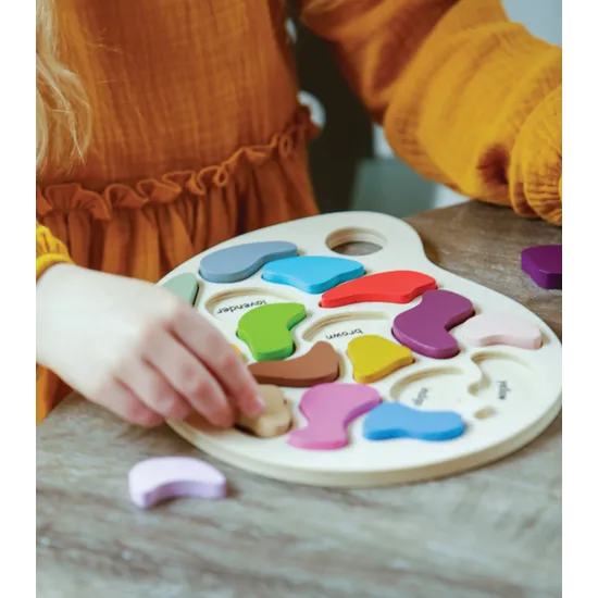 Artist Palette Puzzle - 19 Pieces - Modern Teaching Aids NZ