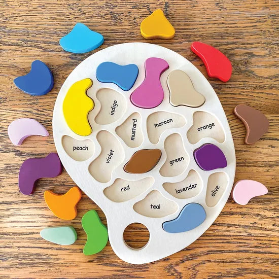 Artist Palette Puzzle - 19 Pieces - Modern Teaching Aids NZ