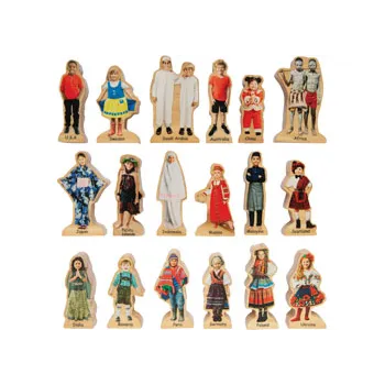 People Around the World - 18 Piecess - Modern Teaching Aids NZ