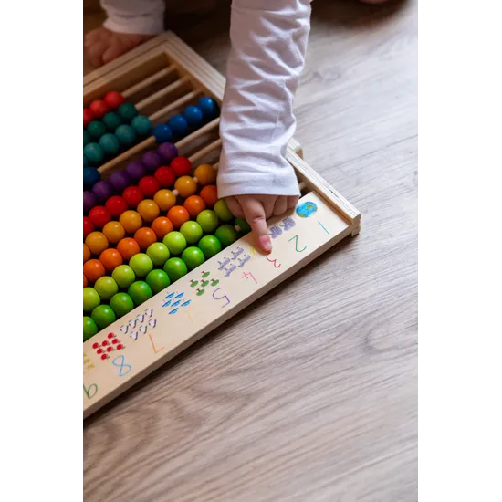 Freckled Frog Drawing and Count Abacus - Numeracy & Fine Motor - Modern Teaching Aids NZ