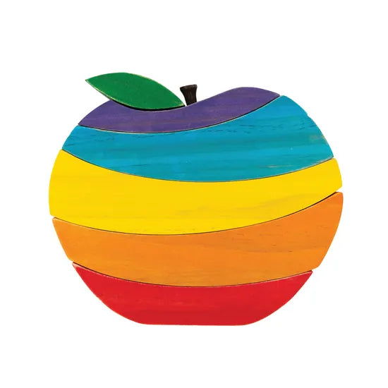 Happy Apple puzzle - 6 Pieces - Modern Teaching Aids NZ
