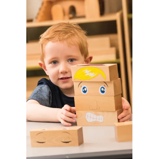 How Am I Feeling? Wooden Blocks - Modern Teaching Aids NZ