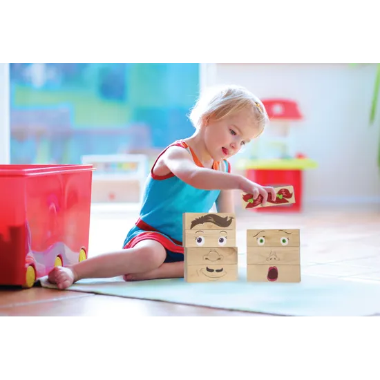 How Am I Feeling? Wooden Blocks - Modern Teaching Aids NZ