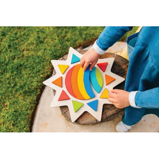 Rainbow in the Sun Puzzle - 17 Pieces - Modern Teaching Aids NZ