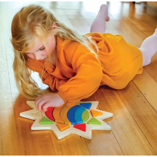 Rainbow in the Sun Puzzle - 17 Pieces - Modern Teaching Aids NZ