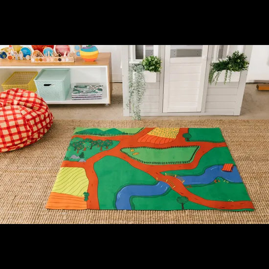 The Happy Architect Farm Play Mat - Modern Teaching Aids NZ