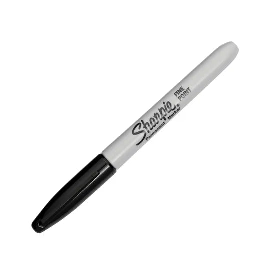 Sharpie Permanent Marker Fine Black - Modern Teaching Aids NZ