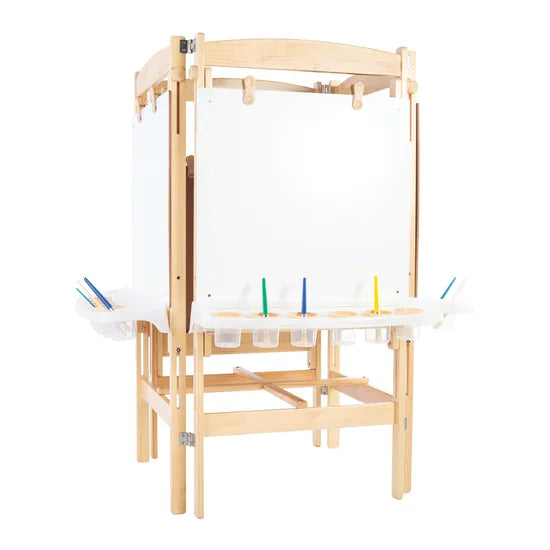 Premium Wooden 4-Sided Easel - Modern Teaching Aids NZ