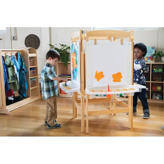 Premium Wooden 4-Sided Easel - Modern Teaching Aids NZ