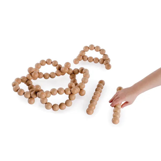 BendiBeads Natural 12 Pieces - Modern Teaching Aids NZ