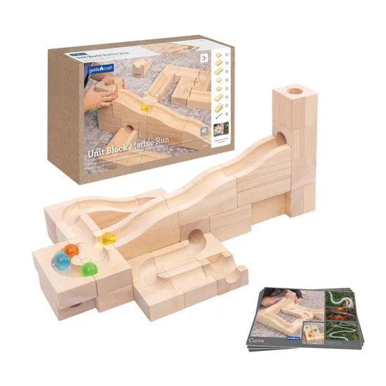 Unit Block Marble Run - 40 Pieces - Modern Teaching Aids NZ