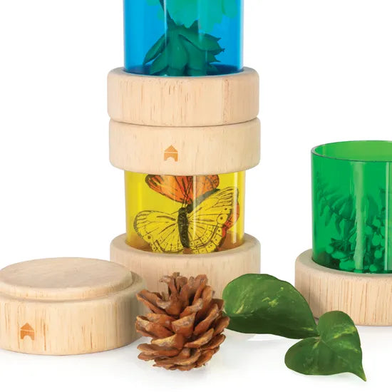 Colourful Treasure Tubes - 8 pieces - Modern Teaching Aids NZ