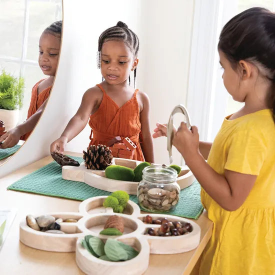 Loose Parts Organic Wooden Trays - Modern Teaching Aids NZ
