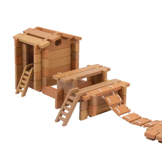 Table Top Notch Blocks-Western 85 piece Set - Modern Teaching Aids NZ