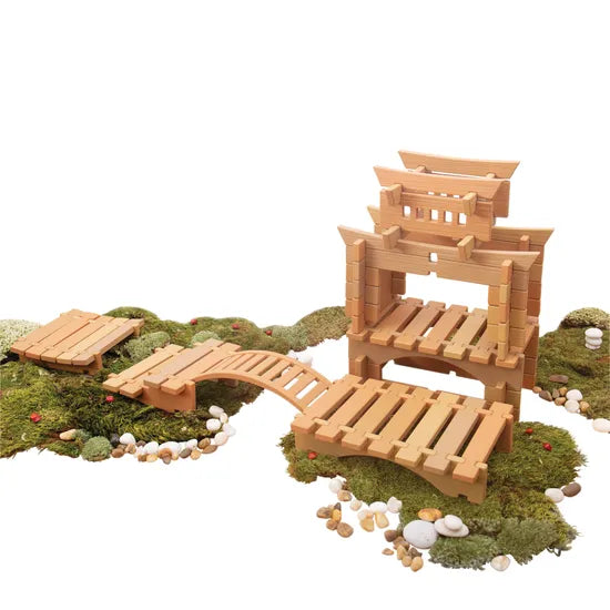 Table Top Notch Blocks Western & Eastern Set - Modern Teaching Aids NZ