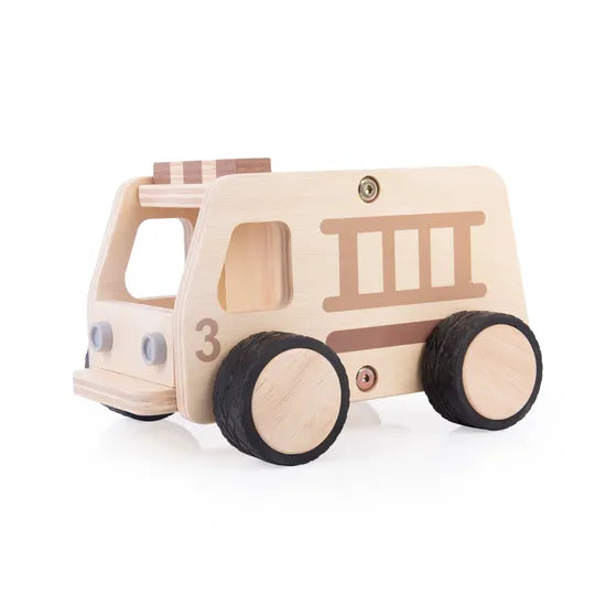 Wooden Fire Truck - Modern Teaching Aids NZ