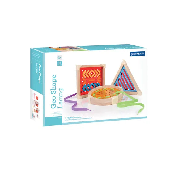 Geo Shape Lacing - Set of 3 - Modern Teaching Aids NZ