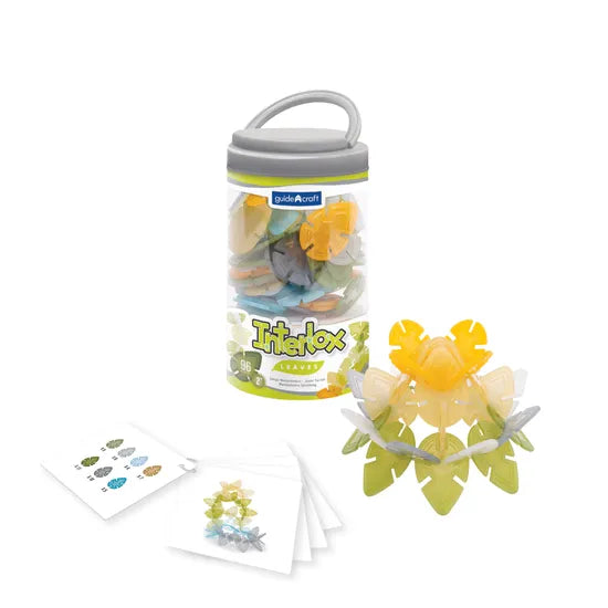 Interlox Leaves 96 Pieces - Modern Teaching Aids NZ