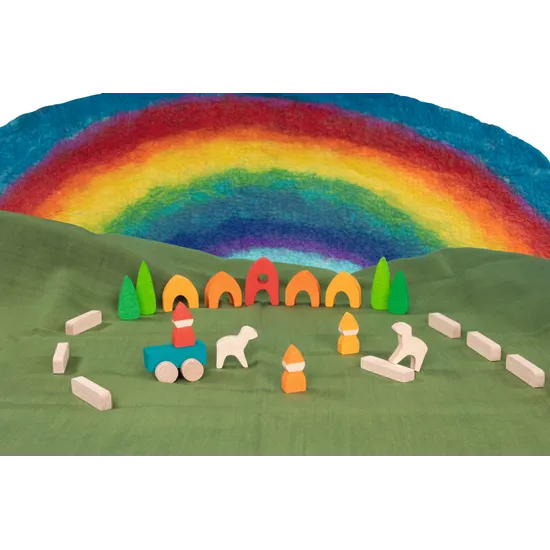 My little Village Building Bricks 23 Pieces - Modern Teaching Aids NZ