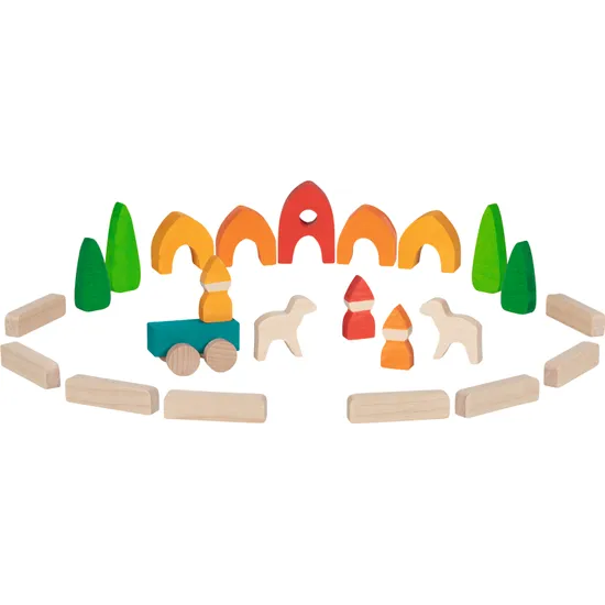 My little Village Building Bricks 23 Pieces - Modern Teaching Aids NZ