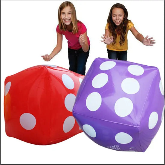 Colourful Inflatable Dice - 6 Pieces - Modern Teaching Aids NZ