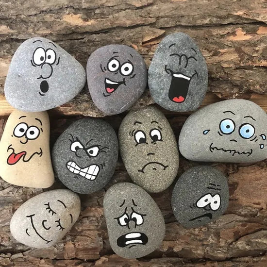 Emotion Story Stones - 10 Pieces - Modern Teaching Aids NZ
