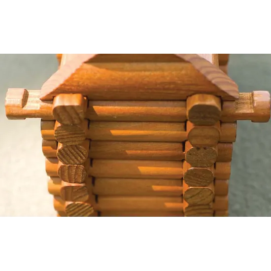 Wooden Cabin Blocks Set of 165 Piecs - Modern Teaching Aids NZ