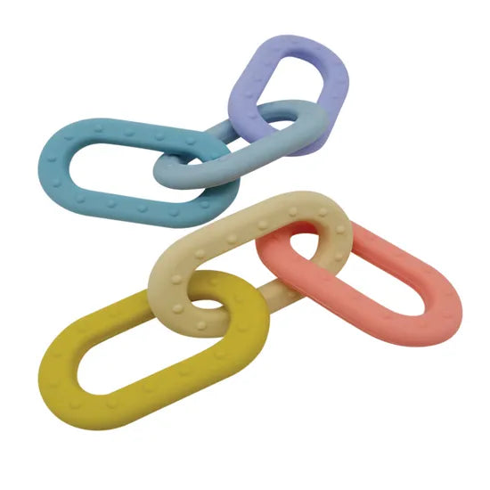 Silicone Baby Links 4 Pieces - Modern Teaching Aids NZ