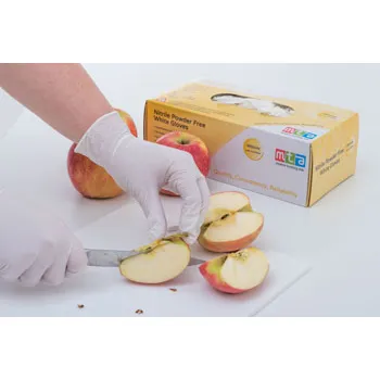 Nitrile Gloves White Medium - Pack of 100 - Modern Teaching Aids NZ