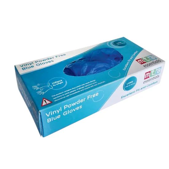 Vinyl Gloves Blue Large - Pack of 100 - Modern Teaching Aids NZ