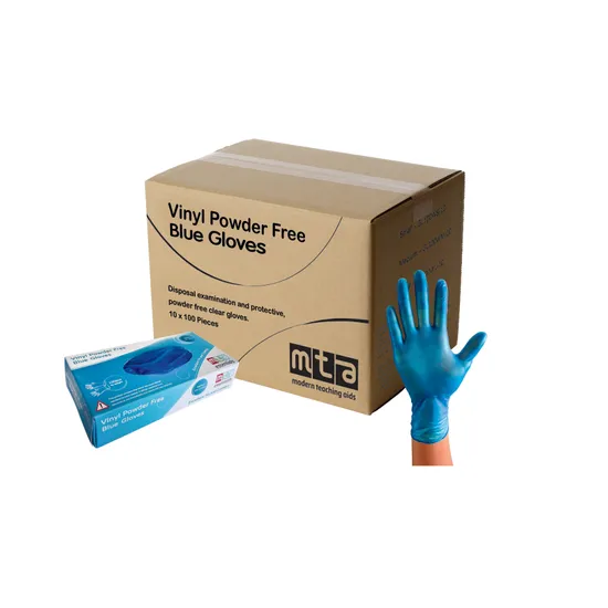 Vinyl Gloves Blue XL - 10 x Pack of 100 - Modern Teaching Aids NZ