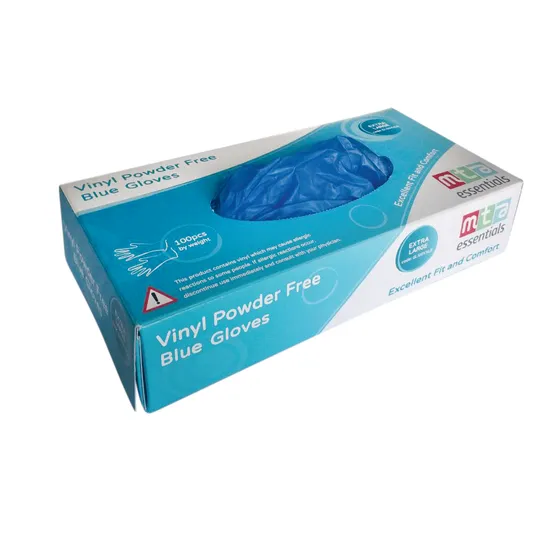 Vinyl Gloves Blue XL - Pack of 100 - Modern Teaching Aids NZ