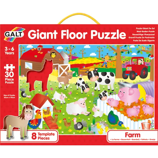 Galt - Farm Giant Floor Puzzle - 30pcs - Modern Teaching Aids NZ