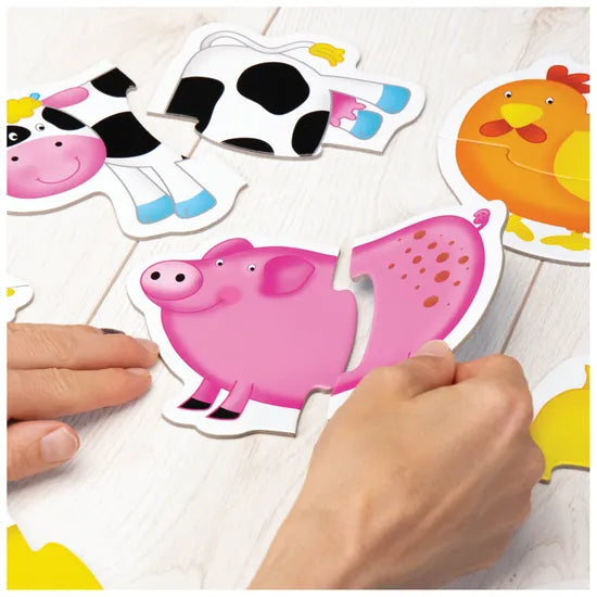 Galt - Baby Puzzles - Farm - 2 Piecess - Modern Teaching Aids NZ