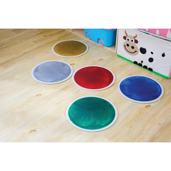 Glitter Liquid Floor Tile - Round - Pack of 10