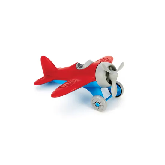 Green Toys - Airplane - Red - Modern Teaching Aids NZ