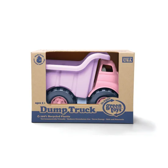 Green Toys - Dump Truck - Pink - Modern Teaching Aids NZ