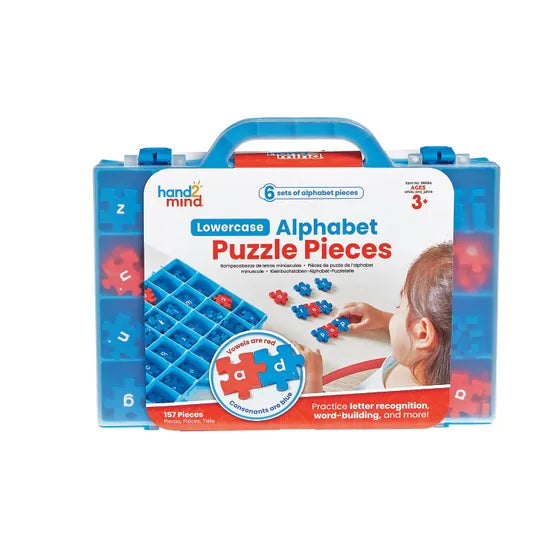 Lowercase Alphabet Puzzle Pieces