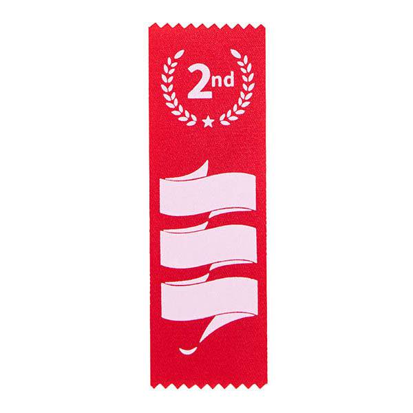 HART Scroll Place Ribbon (50) Second Red - Modern Teaching Aids NZ
