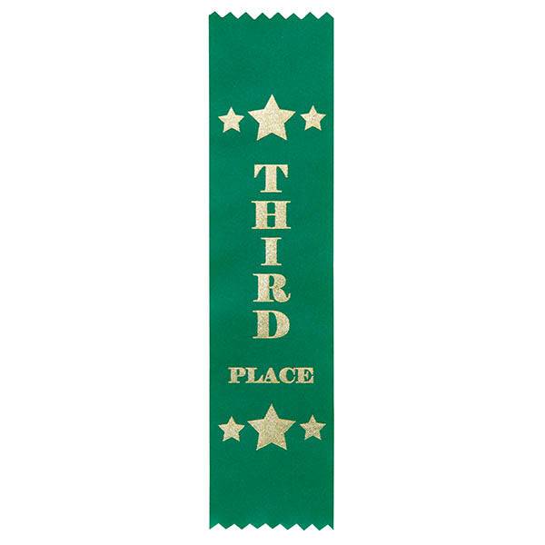 HART Star Place Ribbon (50) Third Green - Modern Teaching Aids NZ