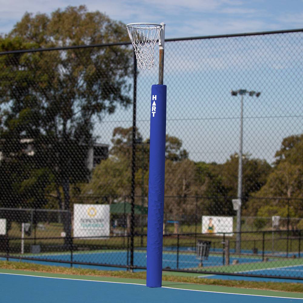 HART Premier Netball Post Pads 2.4m Royal Blue 75mm Cut Out - Modern Teaching Aids NZ