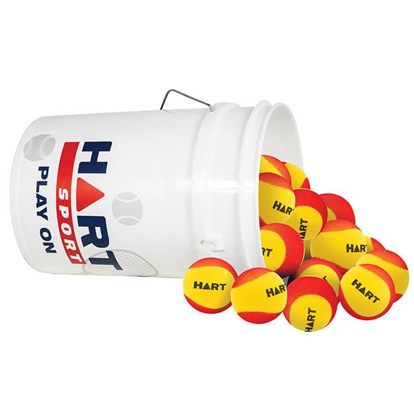 HART Bucket of Foam Trainer Balls - 90mm - Modern Teaching Aids NZ