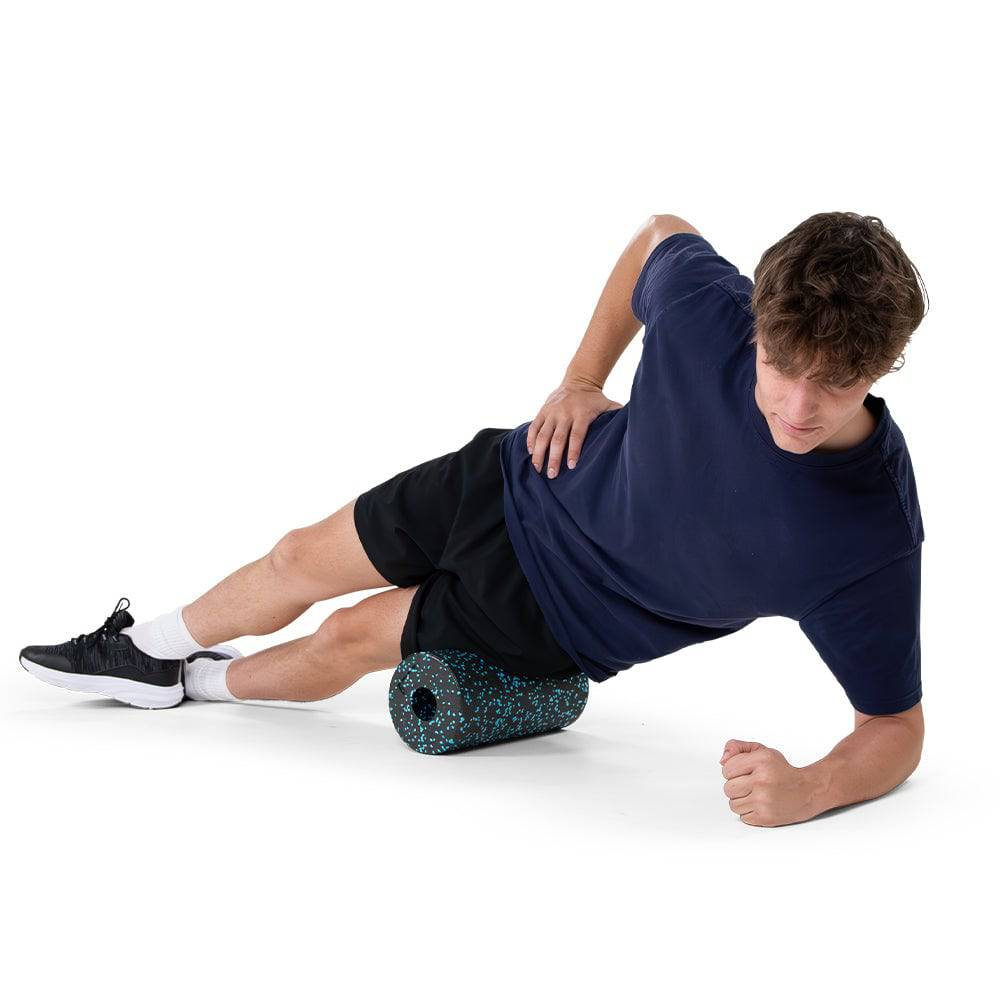 HART EPP 30 Foam Roller Black/Blue Speckle - Modern Teaching Aids NZ