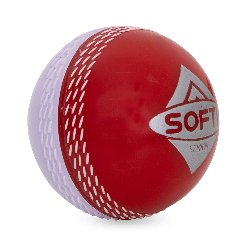 HART Softi Cricket Ball Red/White - Senior - Modern Teaching Aids NZ