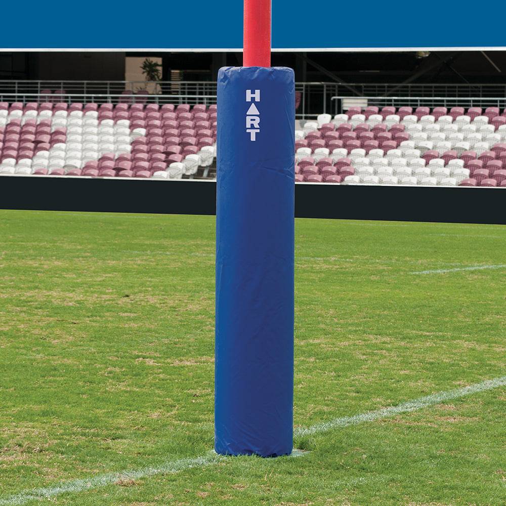 HART Round Rugby Post Pads 35cm - Blue 100mm Cut Out - Modern Teaching Aids NZ