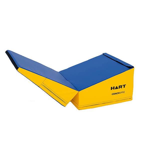 HART X-Small Folding Wedge Royal Blue / Yellow Sides - Modern Teaching Aids NZ