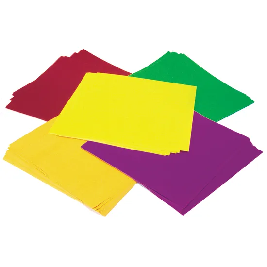 Matte Fluorescent Paper Squares 25.4 cm 70 gsm - Pack of 100