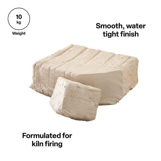 White Earthenware Clay 10kg Pack - Modern Teaching Aids NZ